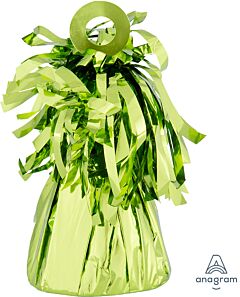 Fringed Foil Weight - Lime Green