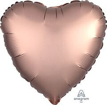 Load image into Gallery viewer, 17&quot; Luxe Rose Copper Heart Balloon
