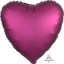 Load image into Gallery viewer, 17&quot; Luxe Pomegranate Matte Heart Balloon
