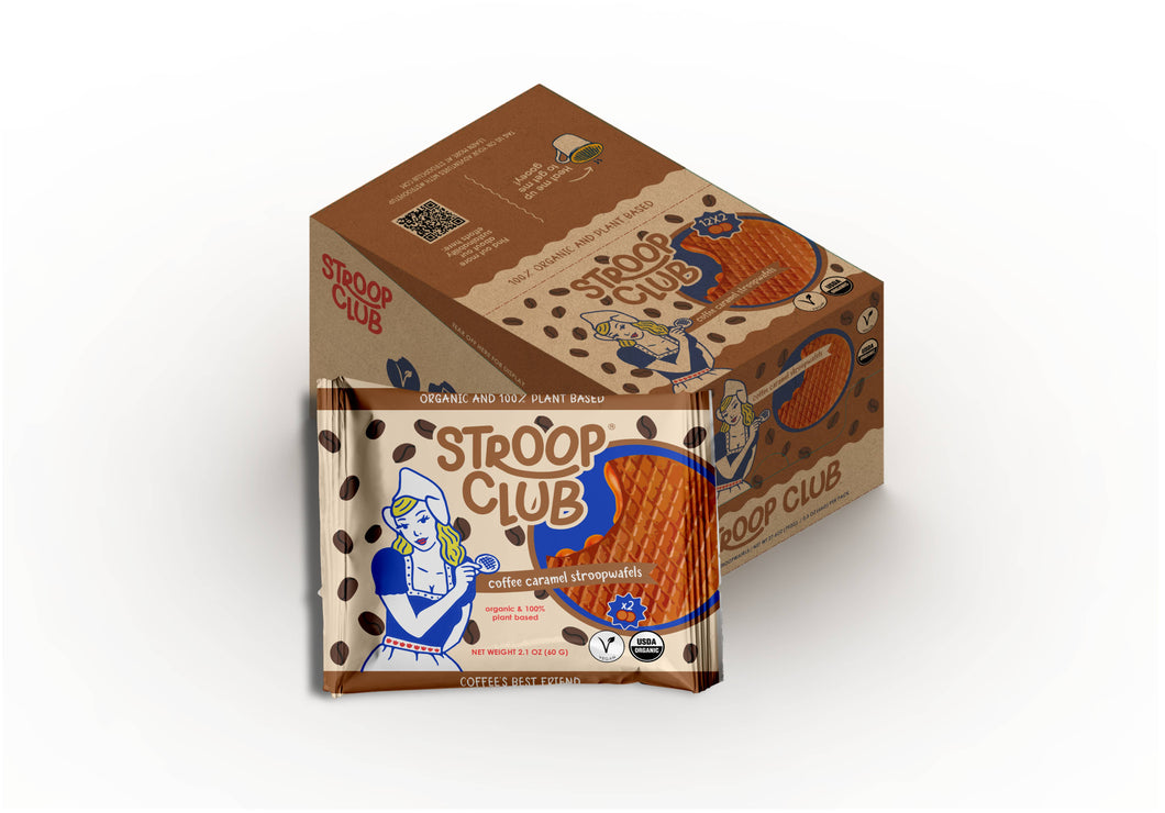 Stroopwafel 2-pack Coffee Caramel Organic and Plant-Based