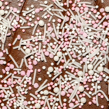 Load image into Gallery viewer, Coming soon! Dye-Free Pink Pop! Nonpareils Sprinkles
