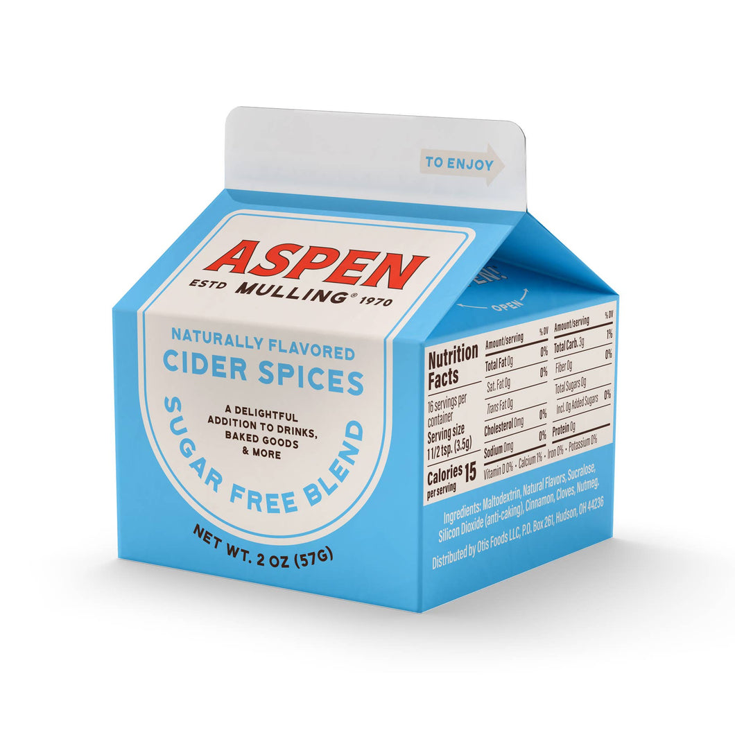 Aspen Mulling Cider Spices Sugar Free Blend (2.0oz carton)