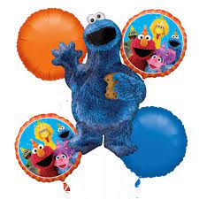 Sesame Street - 5-Piece Cookie Monster Bouquet