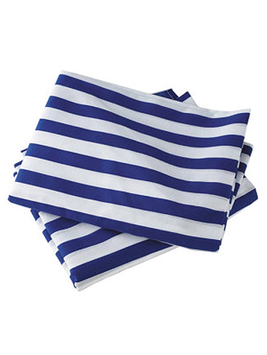Blue & White Stripe Helium Tank Cover