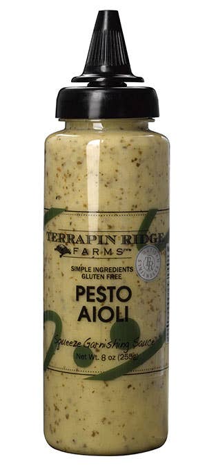 Pesto Aioli Garnishing Squeeze